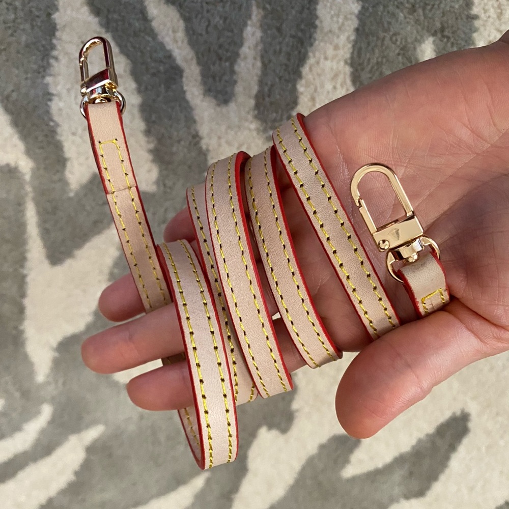 Genuine leather replacement crossbody strap